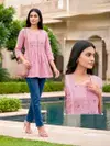 Ff Fancy Cloth Slub Embroidery Work Shrt Top Collections